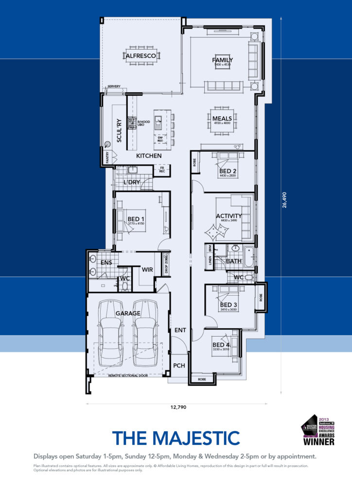 The Majestic | 4 Bed 2 Bath | Affordable Living
